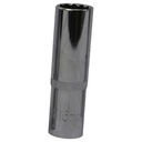TETRA 12-punts Dopsleutel lang 16 mm. 1/2" (12,7 mm), Lengte 78mm