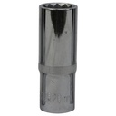 TETRA 12-punts diepe krachtdop 20 mm voor Slagmoersleutel 1/2" (12,7 mm), Lengte 78mm
