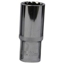 TETRA 12-point Deep socket wrench 23 mm. 1/2" (12,7 mm), Length 78mm, IMPA 610385