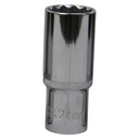 TETRA 12-point Deep socket wrench 24 mm. 1/2" (12,7 mm), Length 78mm, IMPA 610386