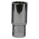TETRA 12-punts diepe krachtdop 27 mm voor Slagmoersleutel 1/2" (12,7 mm), Lengte 78mm, IMPA 610388