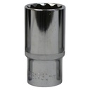 TETRA 12-punts Dopsleutel lang 30 mm. 1/2" (12,7 mm), Lengte 78mm, IMPA 610390