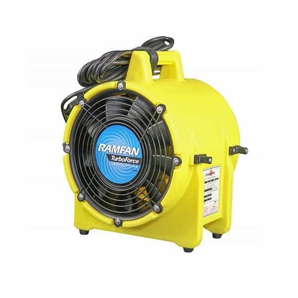 Ramfan UB20-110, Verplaatsbare ventilator 200 mm, dual voltage 110/240V, 50/60 Hz (wired 110V), IMPA 591402