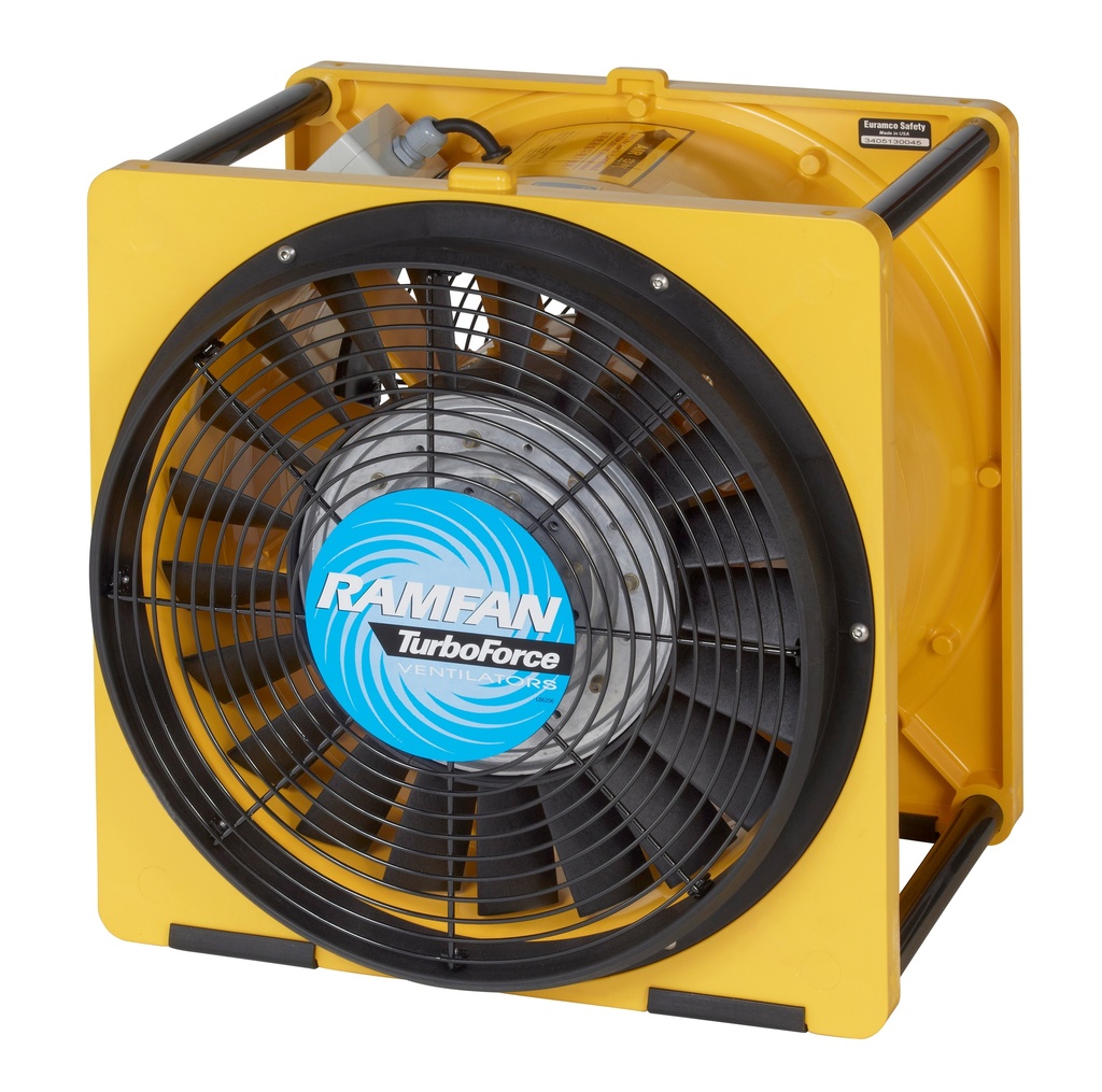 Ramfan EFi150-240, Verplaatsbare ventilator 400 mm, dual voltage 110/240V, 50/60 Hz (wired 240V), IMPA 591502