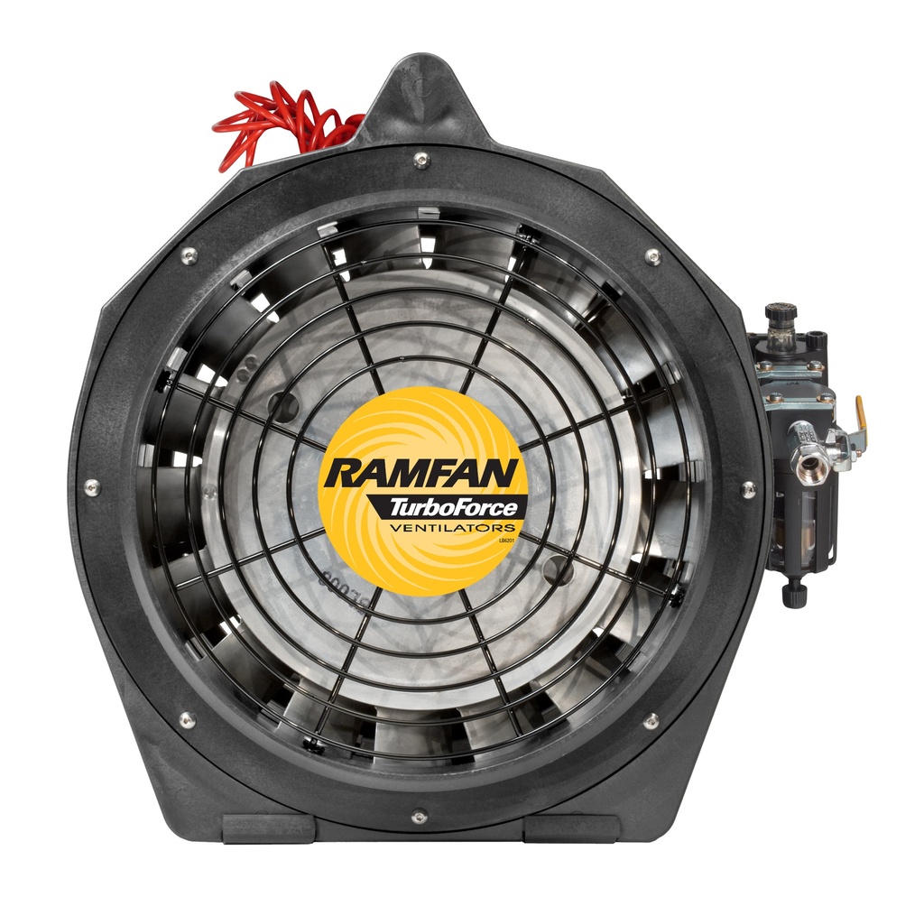 Ramfan AFi75xx, Verplaatsbare explosieveilige pneumatische ventilator, 300 mm, IMPA 591511