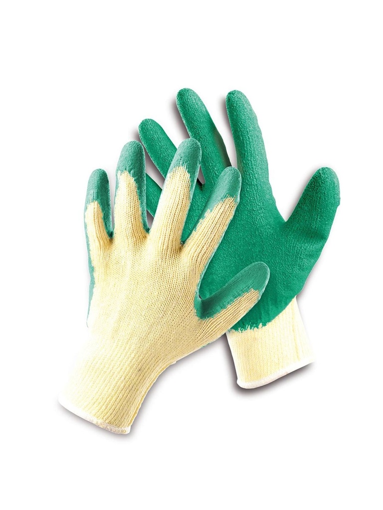 Working Glove Dipper Light, Cotton with coated palm, Cat 2, Size 10, IMPA 190102