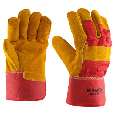 Winter Working Gloves Buffalo, Cow leather palm with warm lining, Cat 2, Size 10.5, IMPA 190106