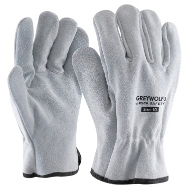 Working Glove Greywolf-3, Calf Skin Leather, Cat 2, Size 10, IMPA 190112