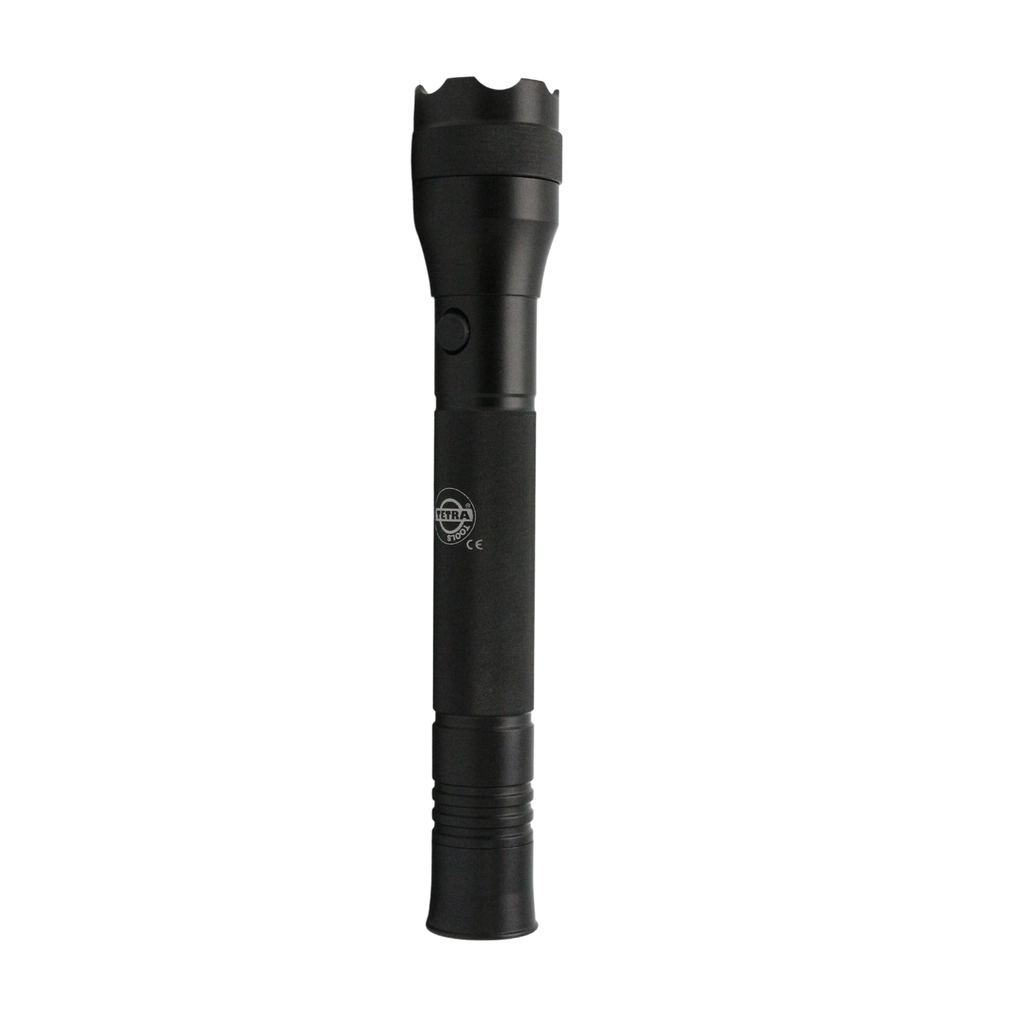 TETRA LIGHTS TFL-1000, Heavy duty flashlight, Aluminium, 1000 lumens, IP66, Incl 3 D-cell batteries, IMPA 792213