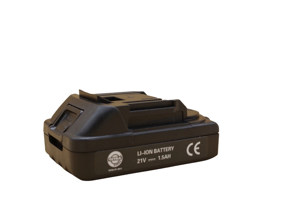 TETRA RT-SB15, reserve accu voor TETRA RT-Rechargeable Tools, 1,5Ah Li-ion Accu, exclusief lader, UN 3480