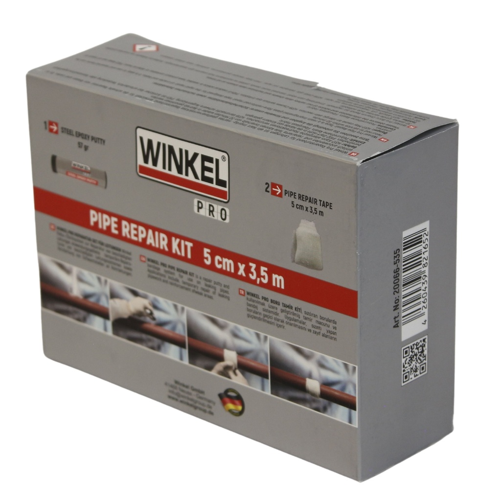Winkel Leiding Reparatie kit, 5 cm x 3.5 m, IMPA 812364