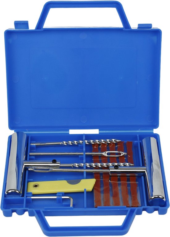 TETRA BTire puncture repair kit for cars, in plastic case