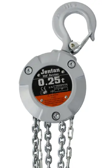 JTVX-005, Mini Aluminium Kettingtakel, 360 design, Lichtgewicht, Werklast 500 kg, Hijshoogte 3 m