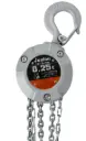 JTVX-005, Mini Aluminium Chain Hoist, 360 design, lightweight, Cap 500 kg, Lift 3 m