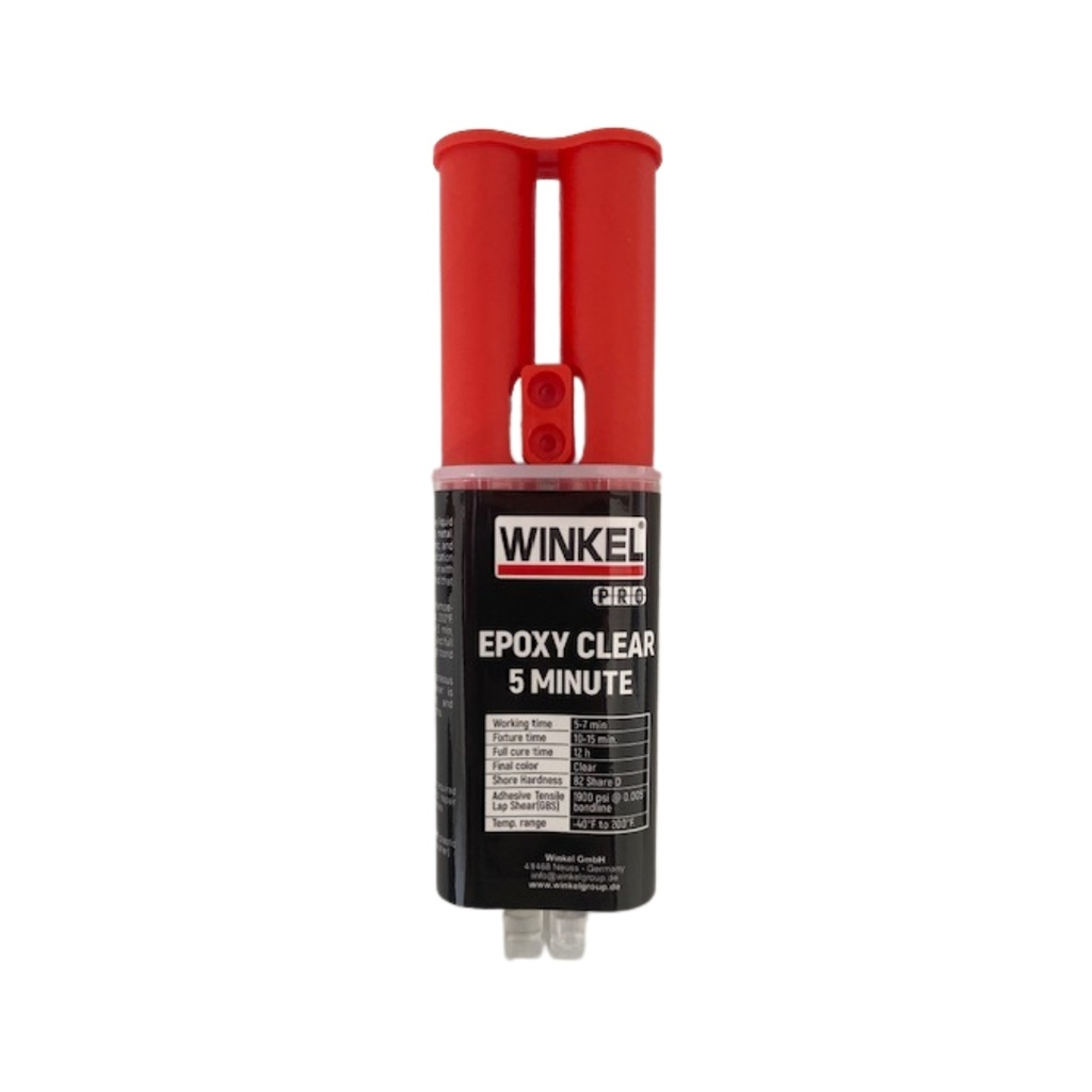 Winkel Epoxy Clear 5 Minute, 2-Component Syringe 24 ml, IMPA 812151, UN 3334