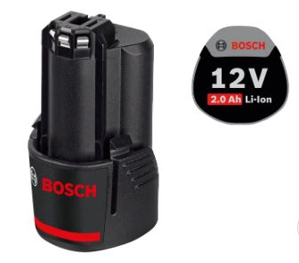 Bosch GBA 12V 2.0AH, spare battery, part no 1600Z0002X
