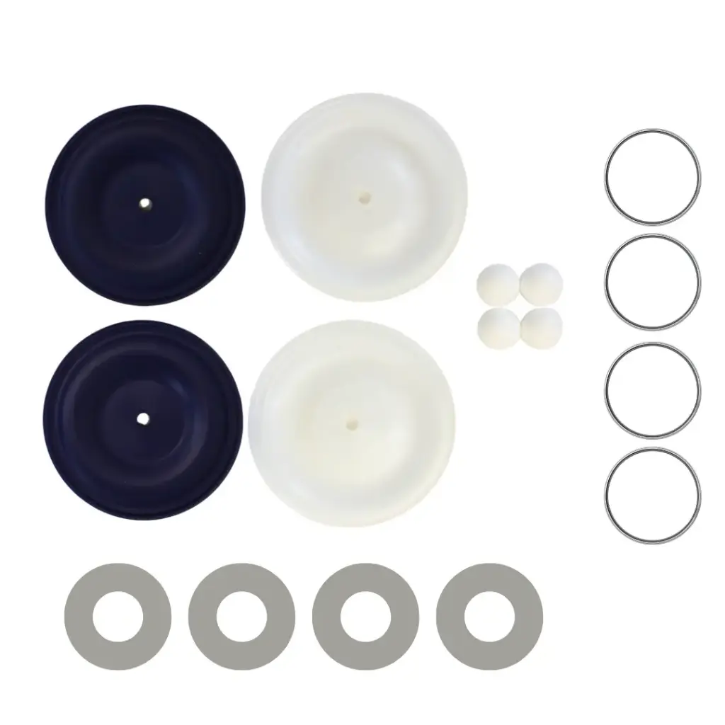 Teflon spare part set voor TDPKN-25 en TDPKN-40 (Membranen, afsluitballen en zittingen)