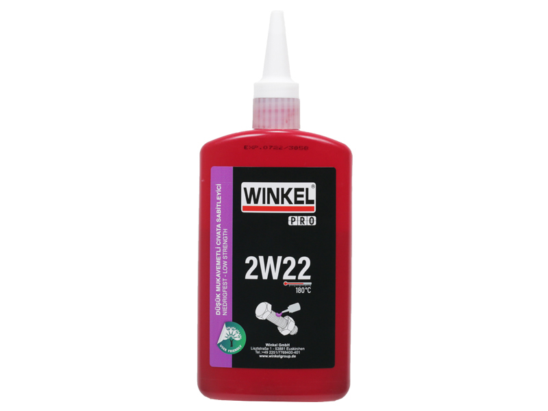 Winkel 2W22, low strength threadlocker, 50 ml, IMPA 812751
