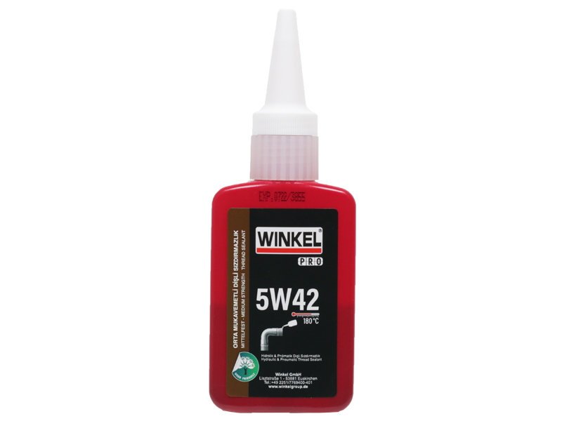 Winkel 5W42, Schroefdraadborging met medium sterkte, 50 ml, IMPA 812748