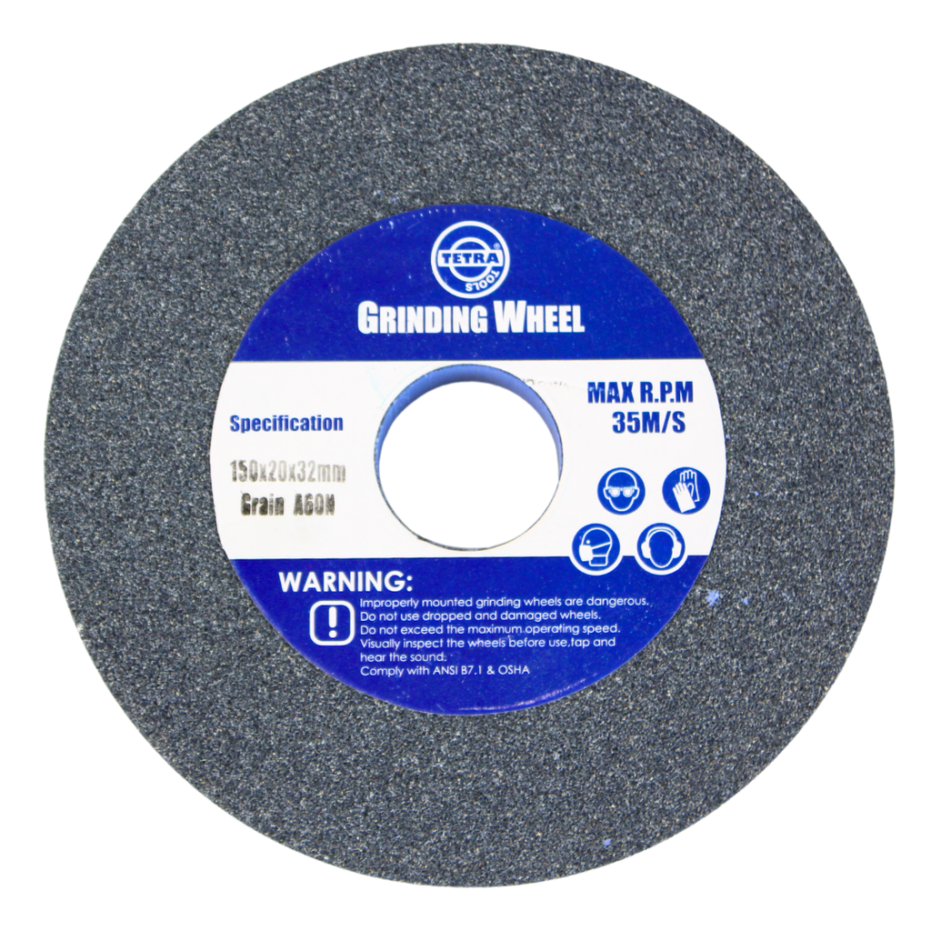 TETRA Abrasive wheel 125 x 20 mm, grit 60, hole 32 mm, IMPA 614820