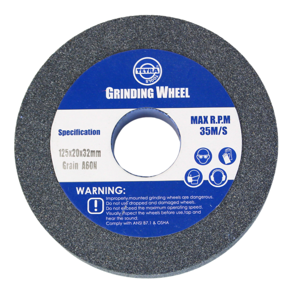 Tetra Abrasive wheel 150 x 20 mm, grit 60, hole 32 mm, IMPA 614820