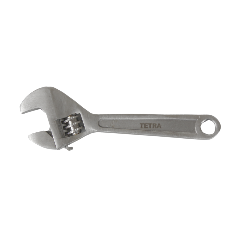 TETRA Schroefsleutel verstelbaar 100 mm Roestvaststaal, IMPA 616466