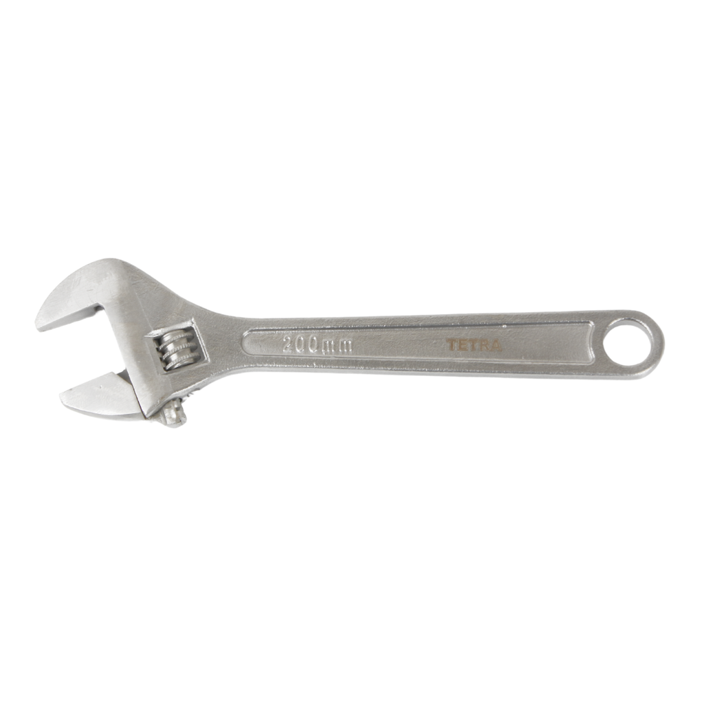 TETRA Schroefsleutel verstelbaar 200 mm Roestvaststaal, IMPA 616468