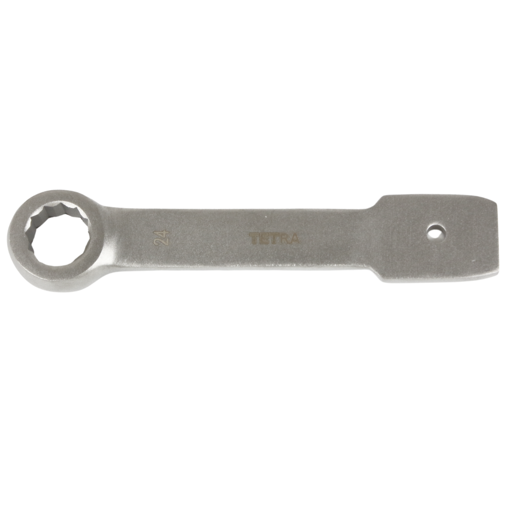 TETRA Striking 12-point ring wrench 24 mm Stainless Steel IMPA 616085