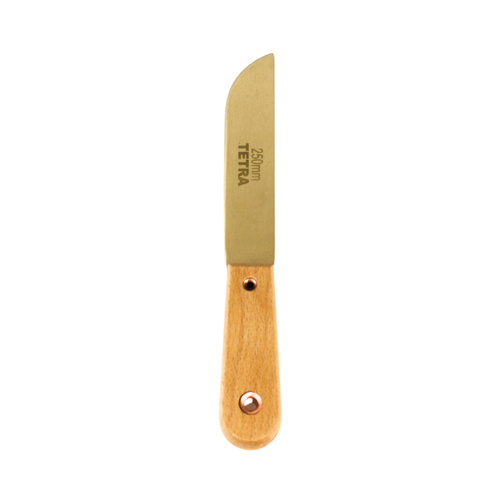 TETRA Mes met heft 250mm vonkvrij Aluminium-Brons, IMPA 615975