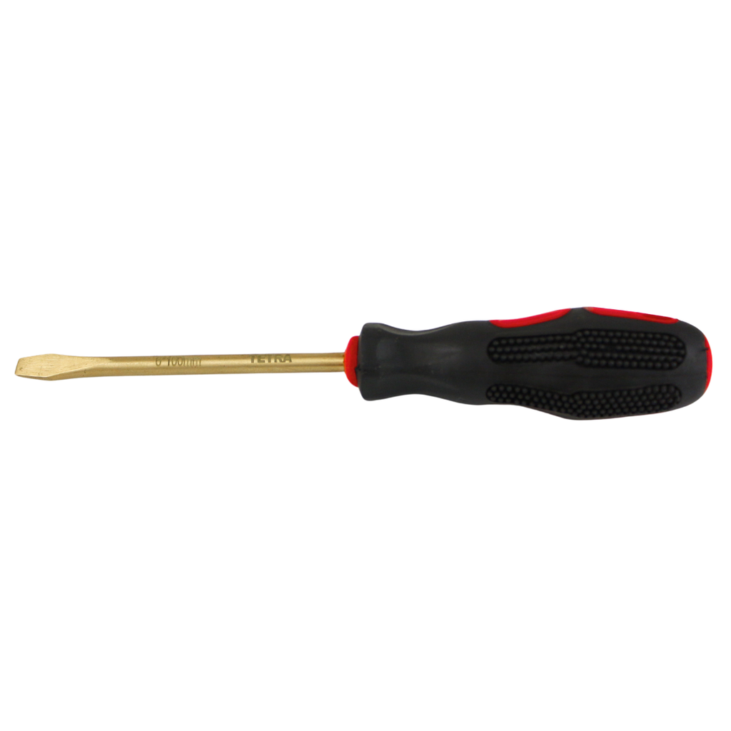 TETRA Slotted blade screwdriver 100x6,0mm Non-Spark Aluminium-Bronze IMPA 615903