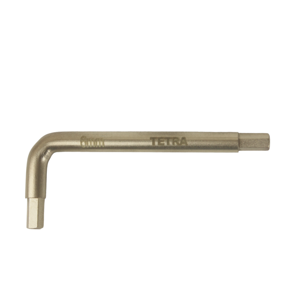 TETRA Inbussleutel 6,0mm vonkvrij Aluminium-Brons, IMPA 615694 