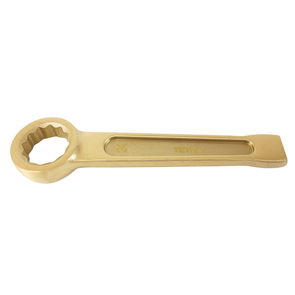 TETRA Striking 12-point ring wrench 24mm Non-Spark Aluminium-Bronze