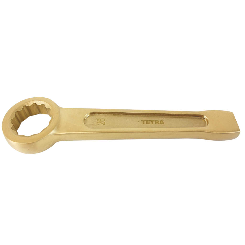 TETRA Striking 12-point ring wrench 26mm Non-Spark Aluminium-Bronze, IMPA 615590
