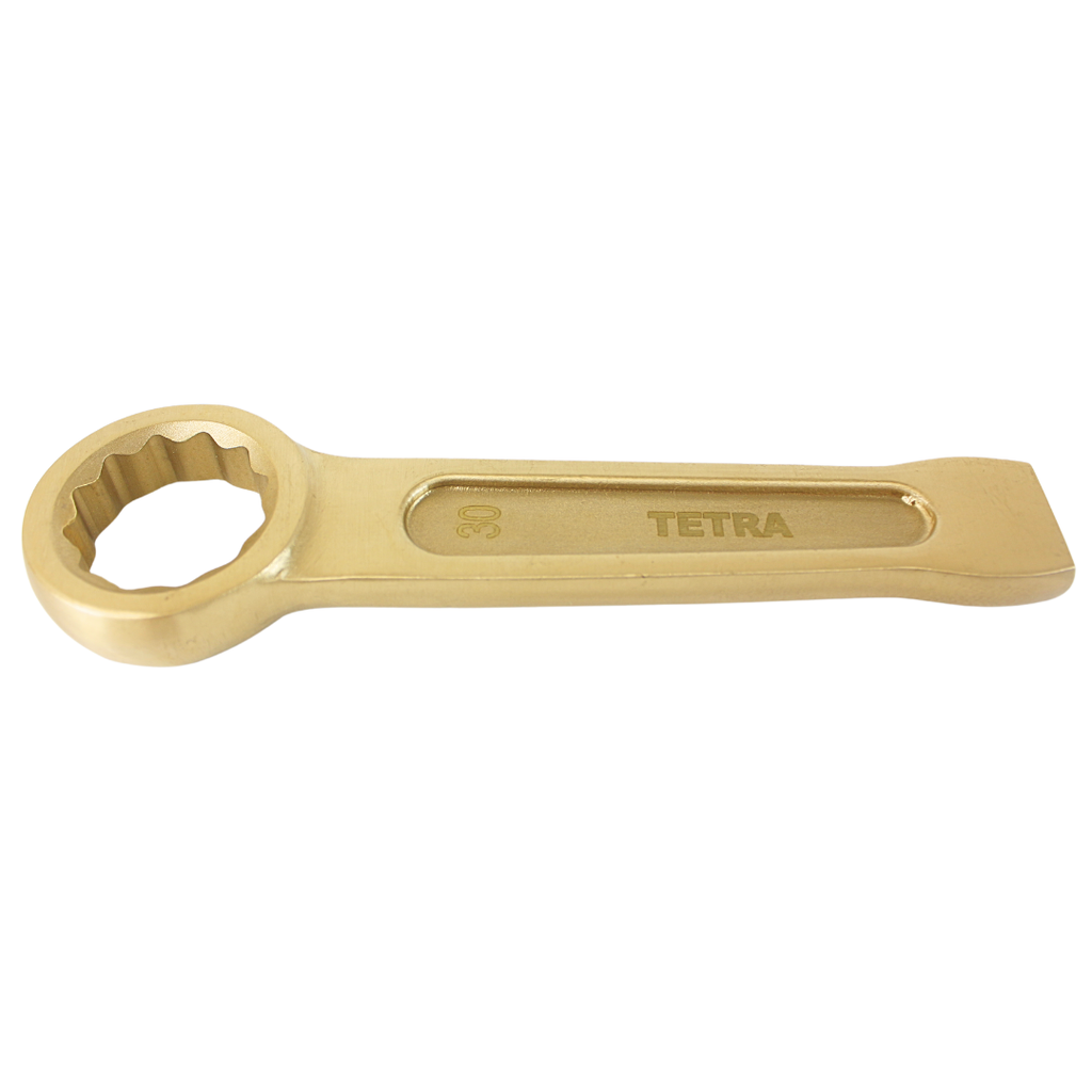 TETRA Striking 12-point ring wrench 30 mm Non-Spark Aluminium-Bronze, IMPA 615603