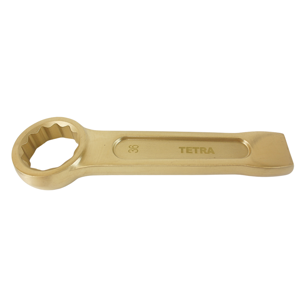 TETRA Striking 12-point ring wrench 36 mm Non-Spark Aluminium-Bronze, IMPA 615606