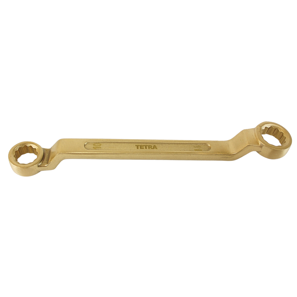 TETRA Ringsleutel 10 x 11mm vonkvrij Aluminium-Brons