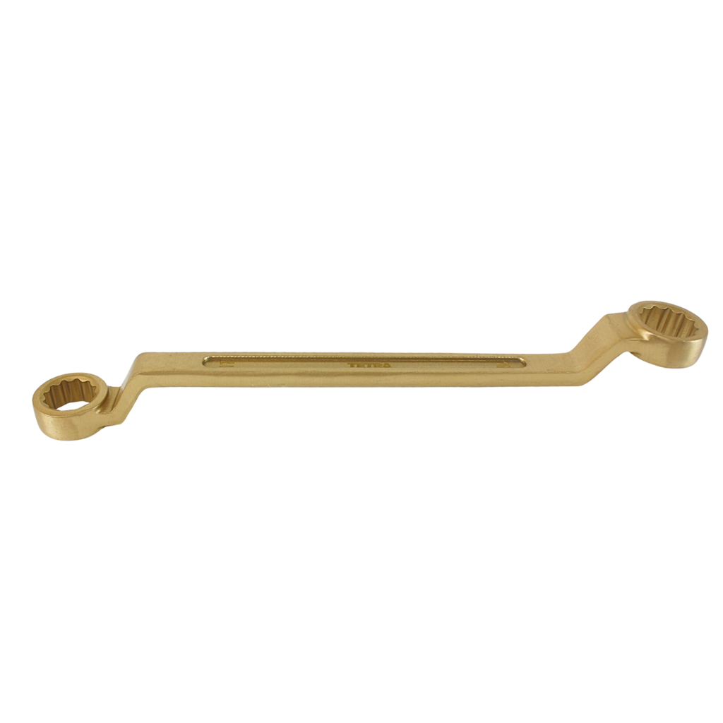 TETRA 12-point double end wrench 17 x 19 mm Non-Spark Aluminium-Bronze, IMPA 615517