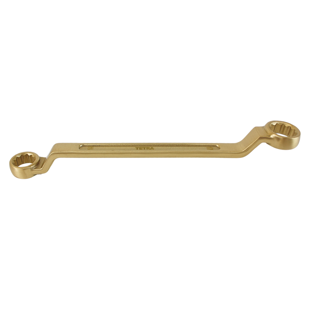 TETRA 12-point double end wrench 14 x 17 mm Non-Spark Aluminium-Bronze, IMPA 615516