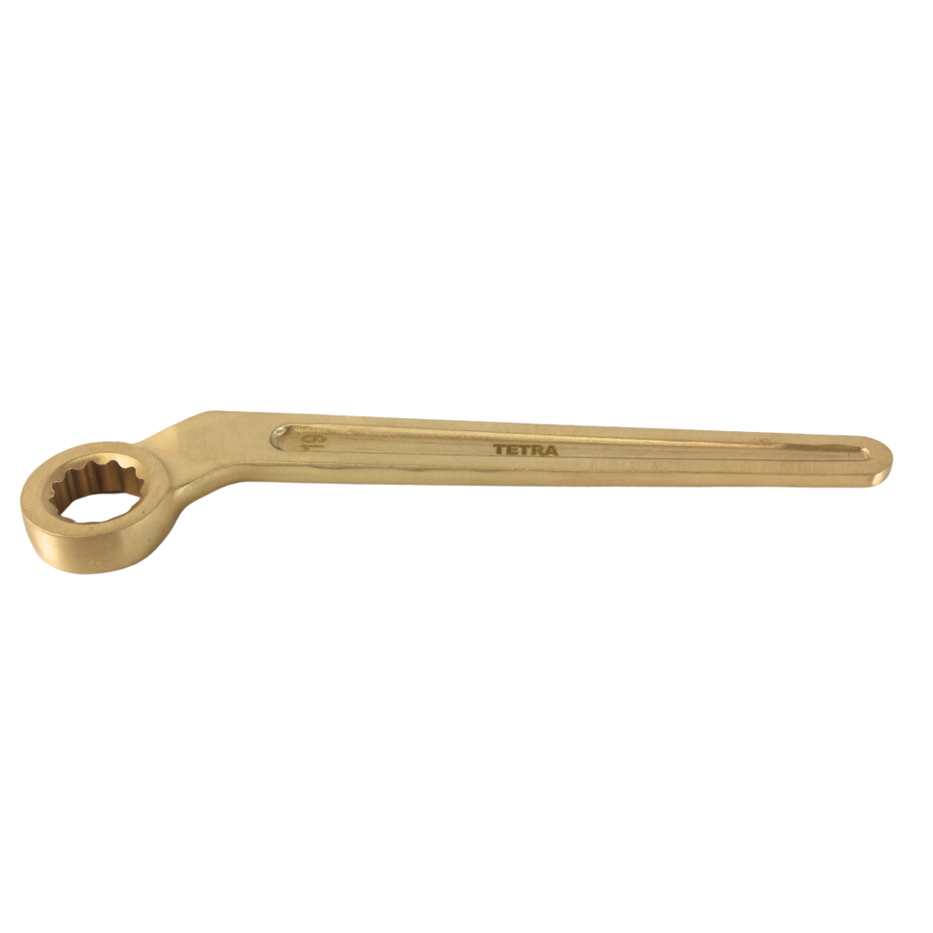 TETRA 12-point Single end curved wrench 19 mm Non-Spark Aluminium-Bronze, IMPA 615502