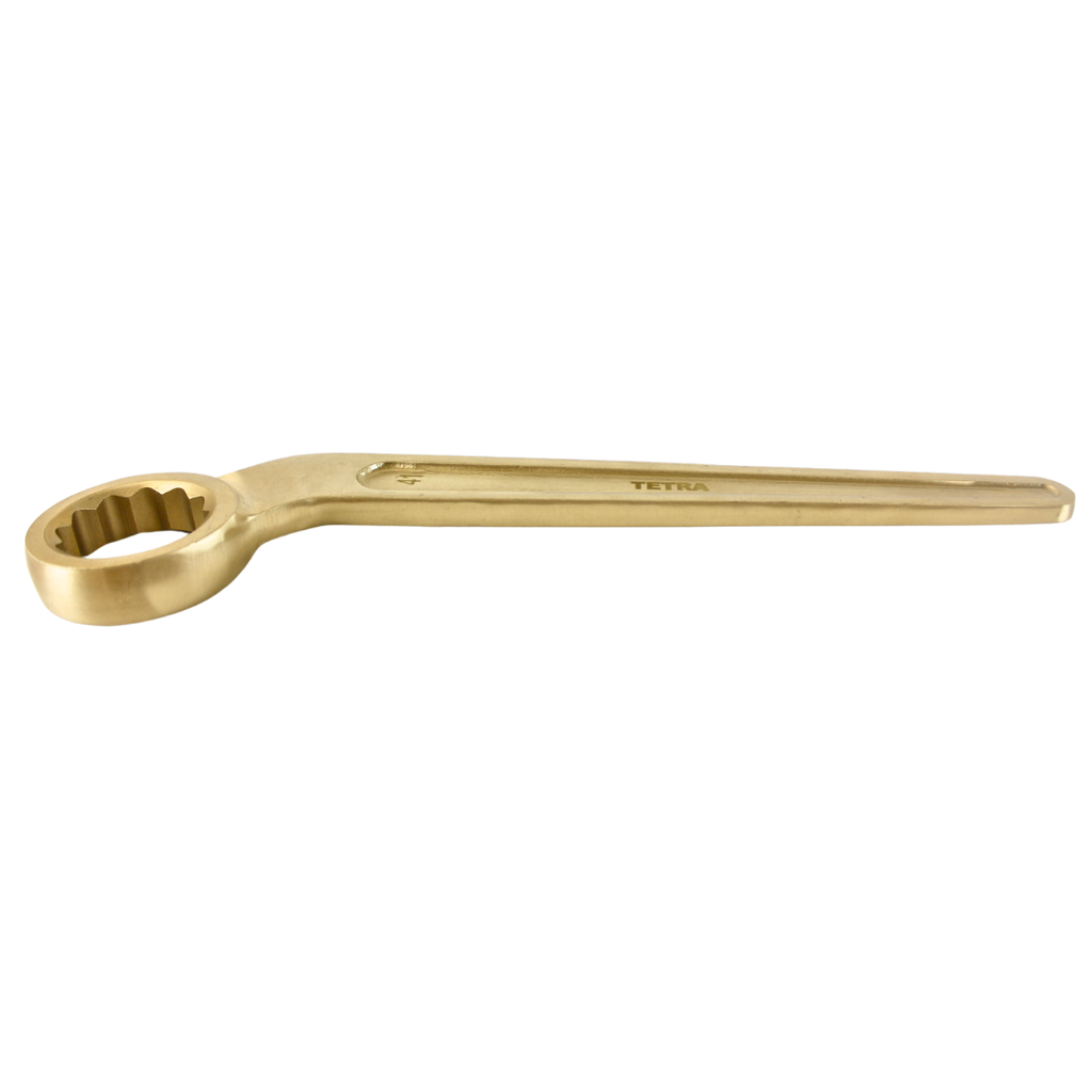 TETRA 12-point Single end curved wrench 41 mm Non-Spark Aluminium-Bronze, IMPA 615508