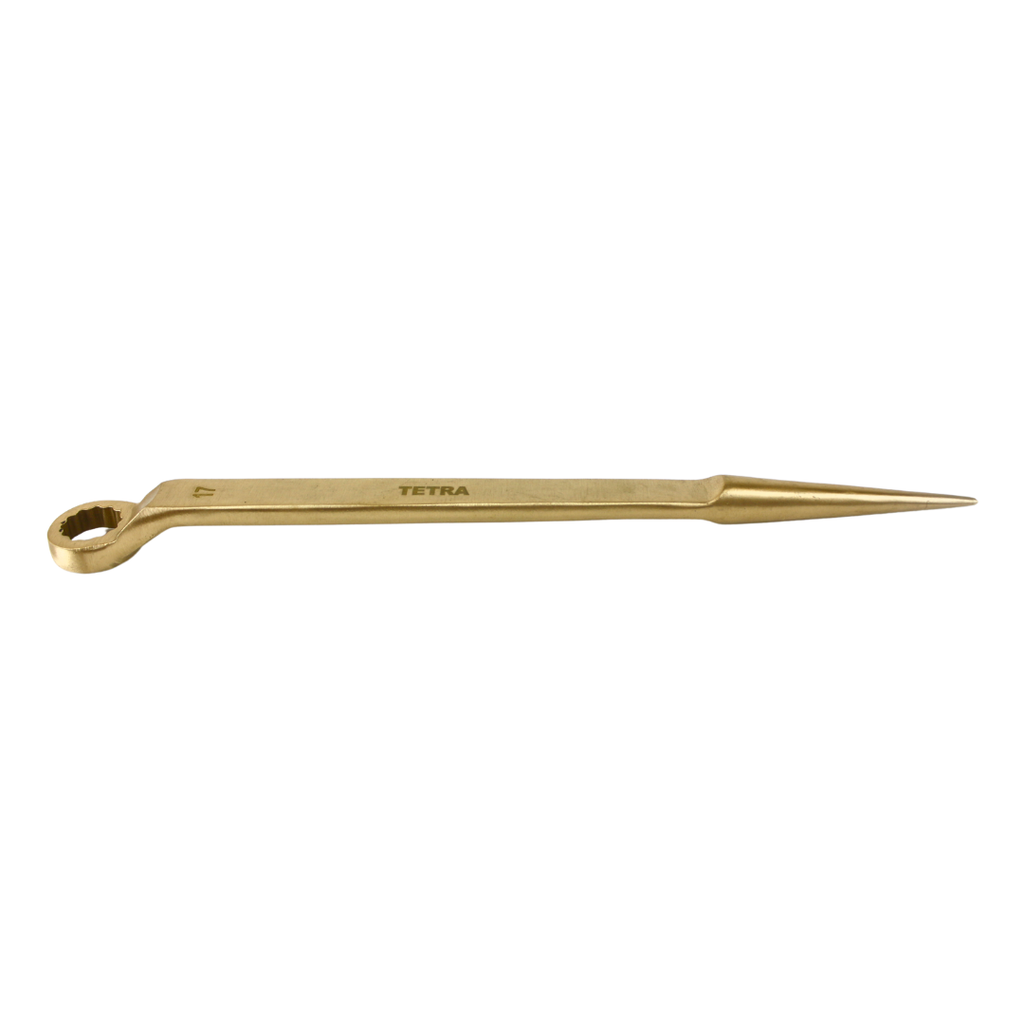 TETRA Wrench 12-point and spud end 17 mm Non-Spark Aluminium-Bronze, IMPA 615551