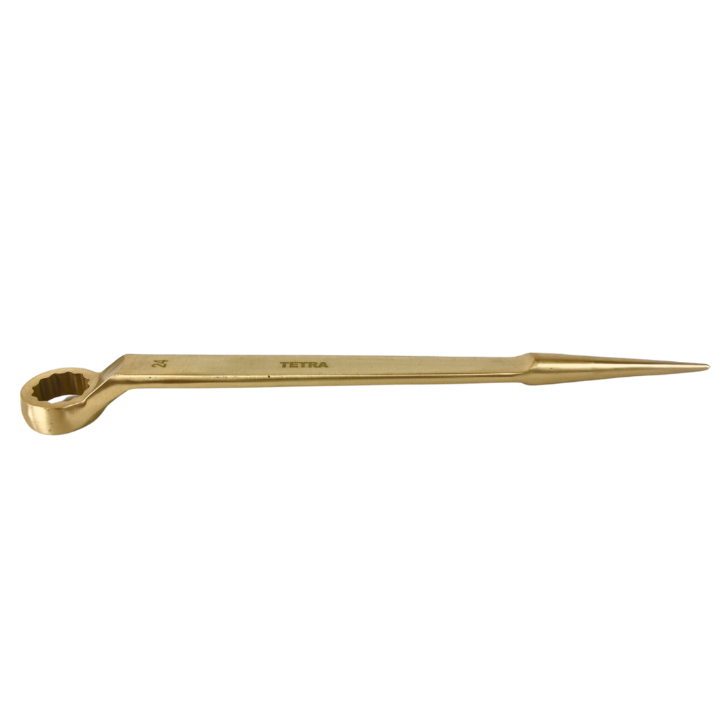 TETRA Wrench 12-point and spud end 24 mm Non-Spark Aluminium-Bronze, IMPA 615565