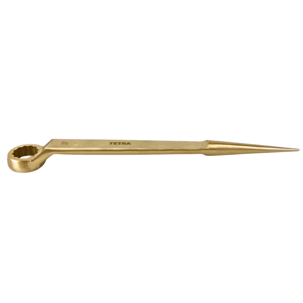 TETRA Wrench 12-point and spud end 27 mm Non-Spark Aluminium-Bronze, IMPA 615570