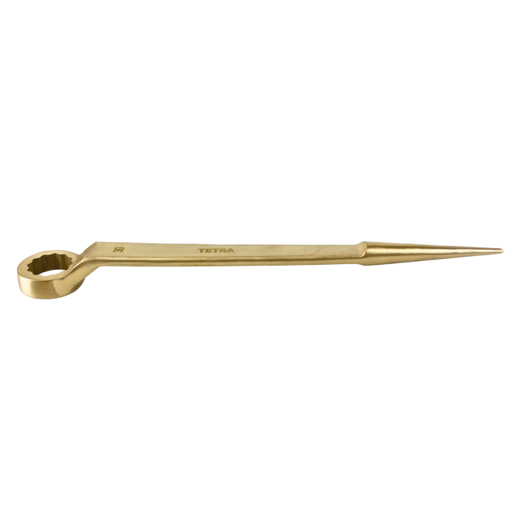 TETRA Wrench 12-point and spud end 30 mm Non-Spark Aluminium-Bronze, IMPA 615576