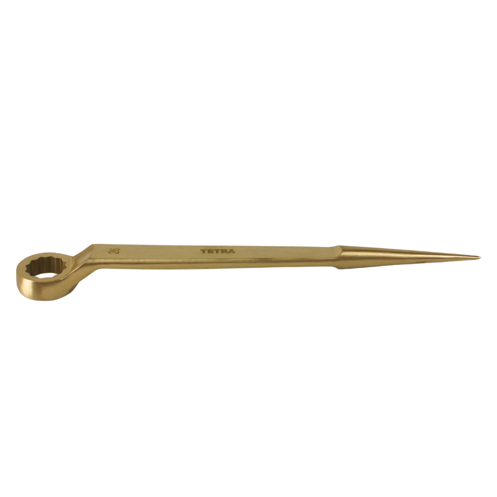 TETRA Wrench 12-point and spud end 26 mm Non-Spark Aluminium-Bronze, IMPA 615553