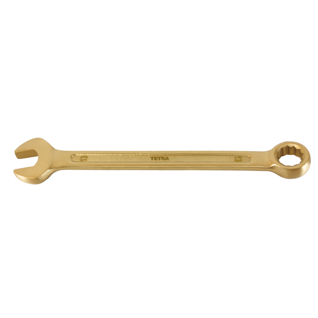 TETRA Wrench Open & 12-point box 13 mm Non-Spark Aluminium-Bronze