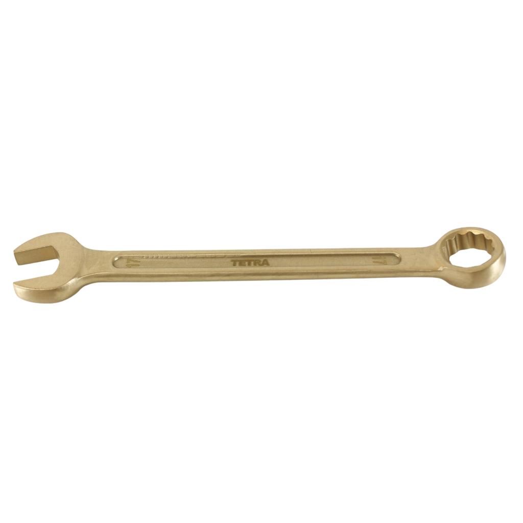 TETRA Wrench Open & 12-point box 17 mm Non-Spark Aluminium-Bronze