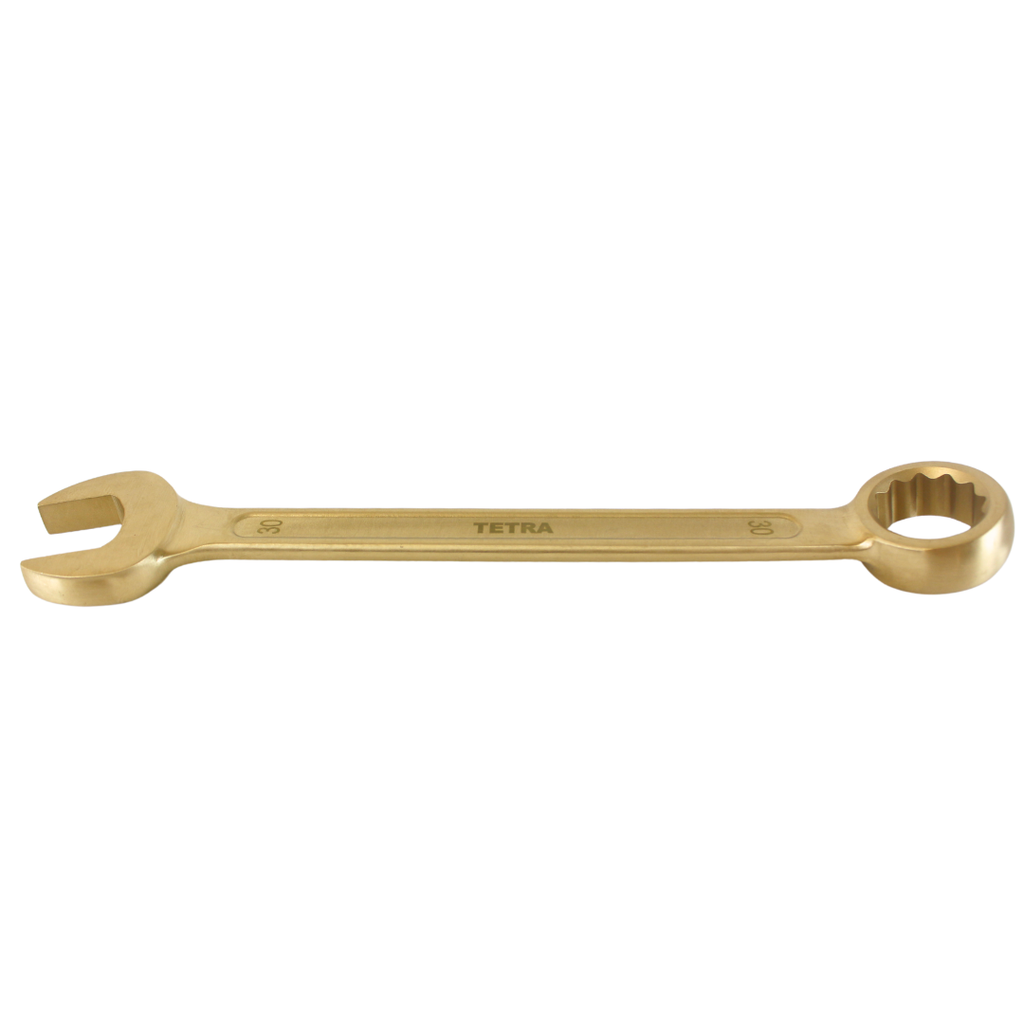 TETRA Wrench Open & 12-point box 30 mm Non-Spark Aluminium-Bronze, IMPA 615500