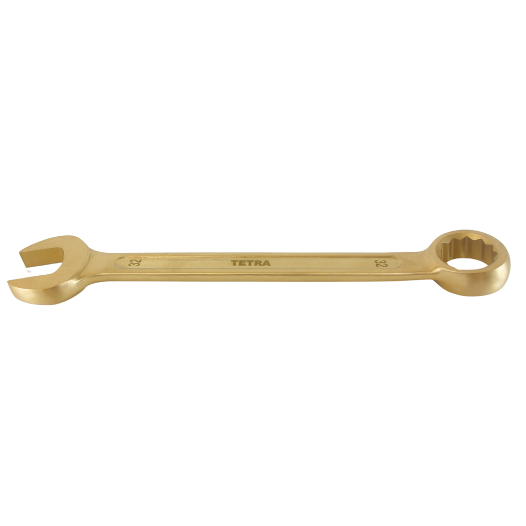 TETRA Wrench Open & 12-point box 32 mm Non-Spark Aluminium-Bronze, IMPA 615511