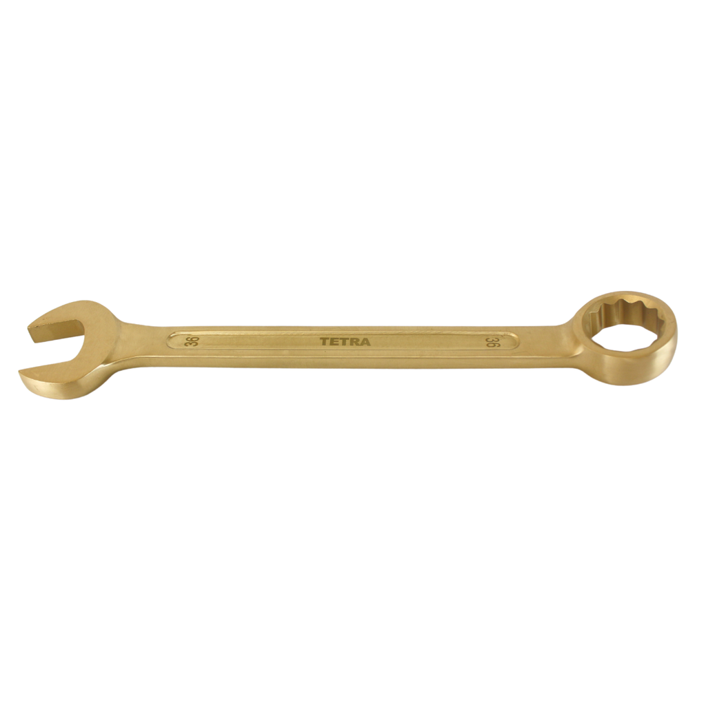 TETRA Wrench Open & 12-point box 36 mm Non-Spark Aluminium-Bronze, IMPA 615512
